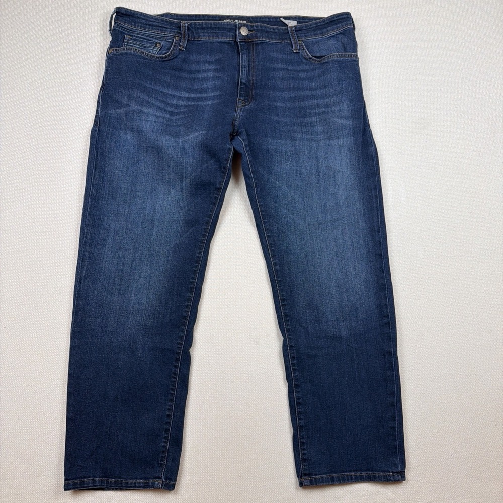 MAVI Zach Straight Leg Jeans Mens Size 42x29 Dark Wash Denim Minimalist Casual